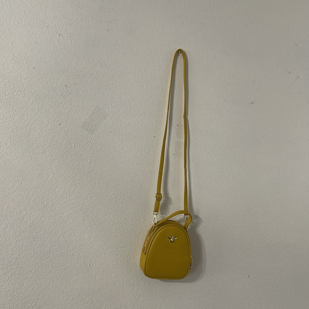 ALUDA  PIJU Yellow Mini Bag with strap crossbody - Picture 12 of 12